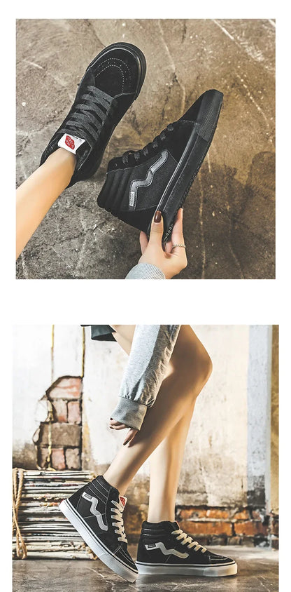 Canva Women's Casual Korean Style Flat Shoes New Arrival Winter 2023 Trendy Ins Net Red Cotton Shoes Versatile For Students