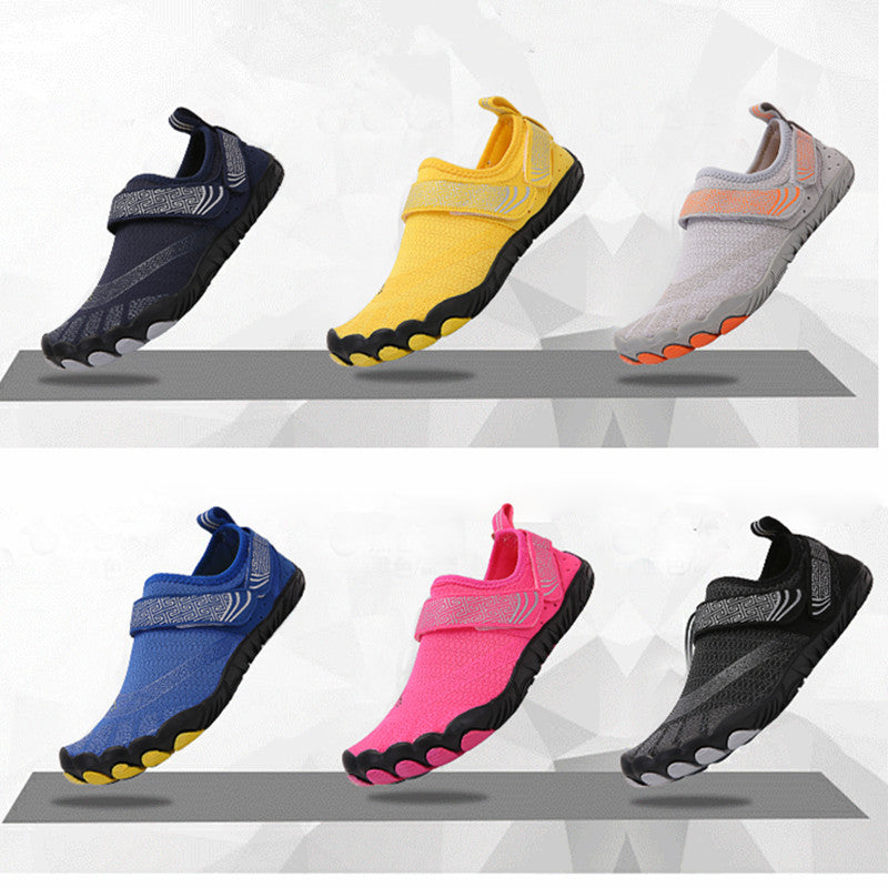 Men Women Elastic Beach Barefoot Seaside Aqua Shoe Quick-Dry Breathable Surf Wading Shoe Non Slip Upstream Swimming Water Shoe