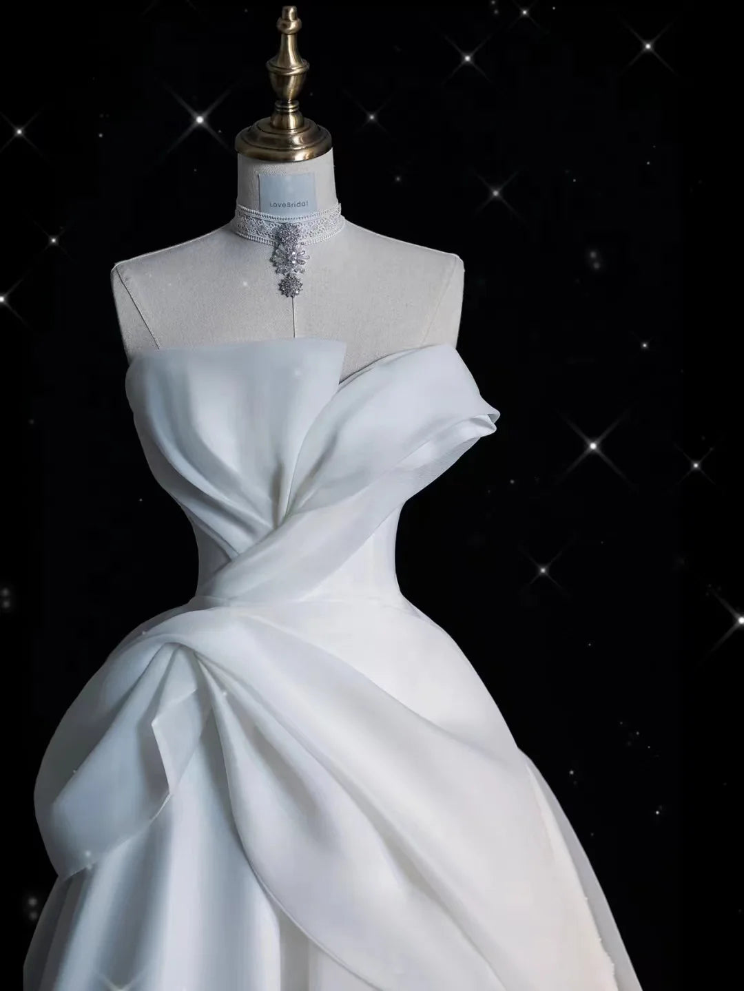 European and American Strapless Light Wedding Dress 2025summer New Bride Simple White Gauze Dress Welcome Gauze Fairy Atmosphere