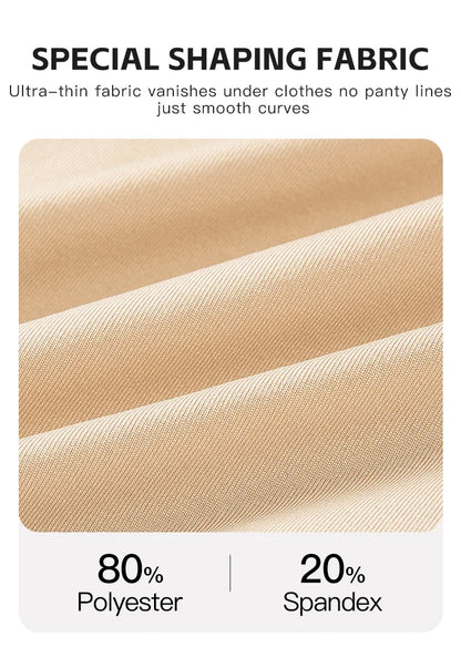 Women's Padded Butt Lifter Body Shaper with 4 Sponge Pads Tummy Control Shapewear Panties with Waist Cincher and Hook Closure