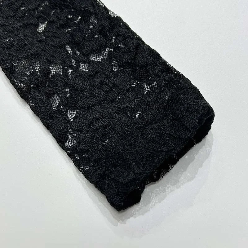 2024 Autumn New Sexy See-through Long Sleeve Dress Amazon Cross-border E-commerce Best-seller Women's Clothing Wholesale