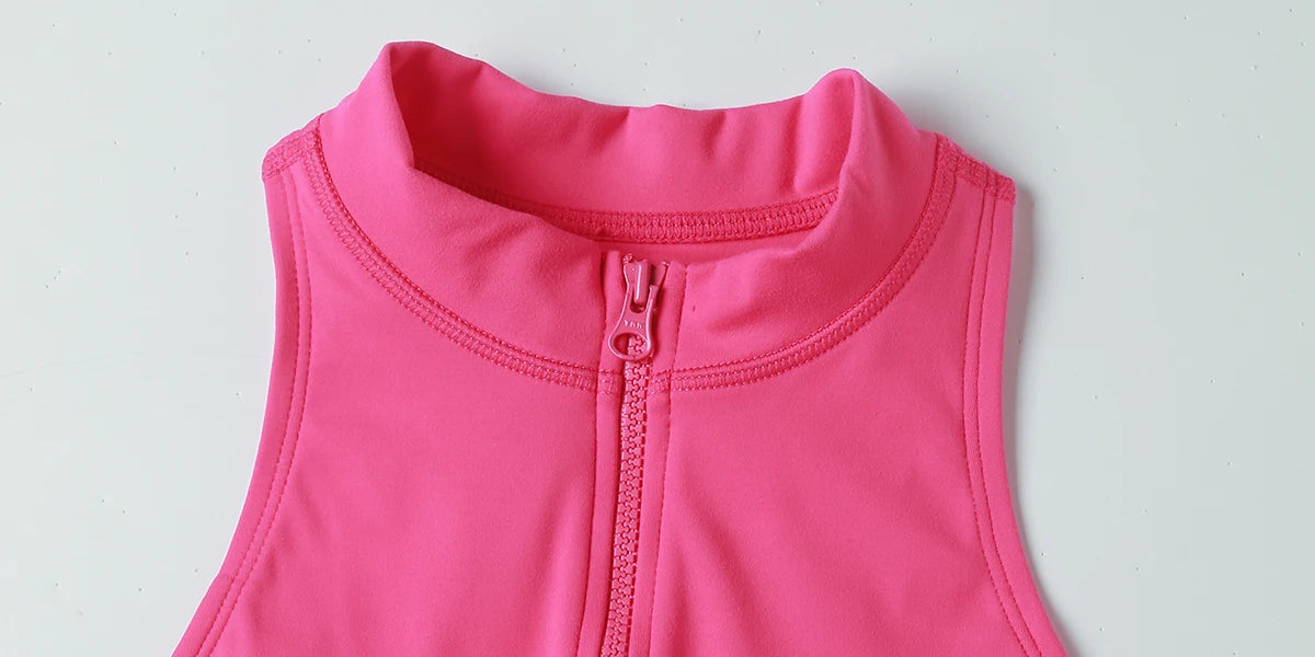 Back V Scrunch Jumpsuits Gym Short One-Piece Suit Yoga Set Push Up Zipper Workout Rompers Fitness Sexy Sports Bodysuit Female