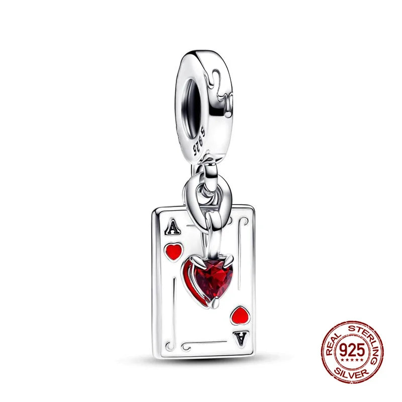 Charms 925 Silver Disney Series-Witch Charms Beads Fits 3mm Original Bracelet Necklace Womens DIY Fine Jewelry Gift Hot Sale