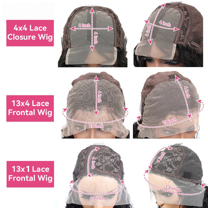 Kinky Curly Human Hair Bob Wig Water Lace Front original Human Hair Wigs For Women PrePlucked Brazilian 13x4 Lace Frontal Wig