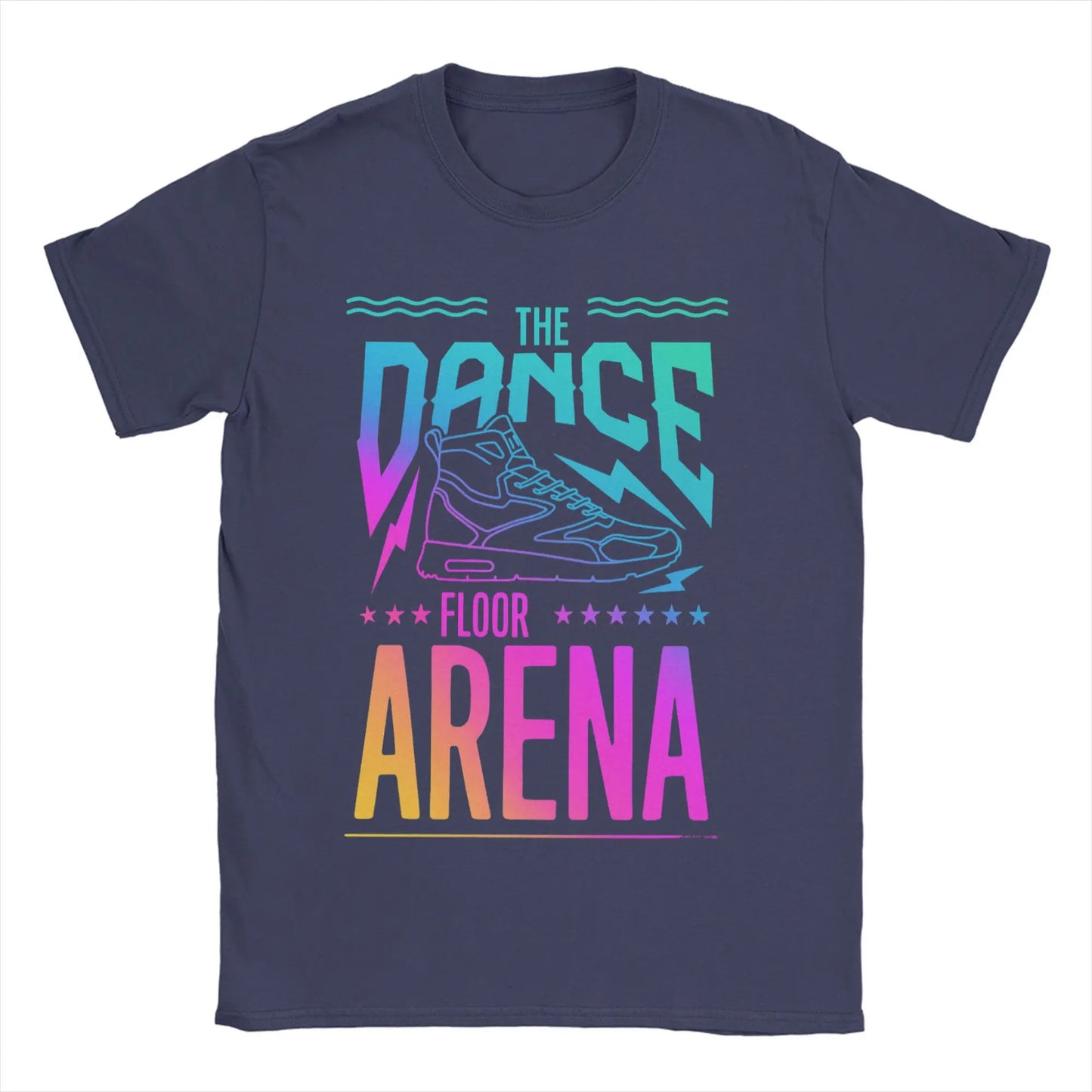 TIL DANCE FLOOR ARENA Men Women T Shirt  Vintage Tee Shirt Short Sleeve Crew Neck T-Shirts Cotton Summer Tops