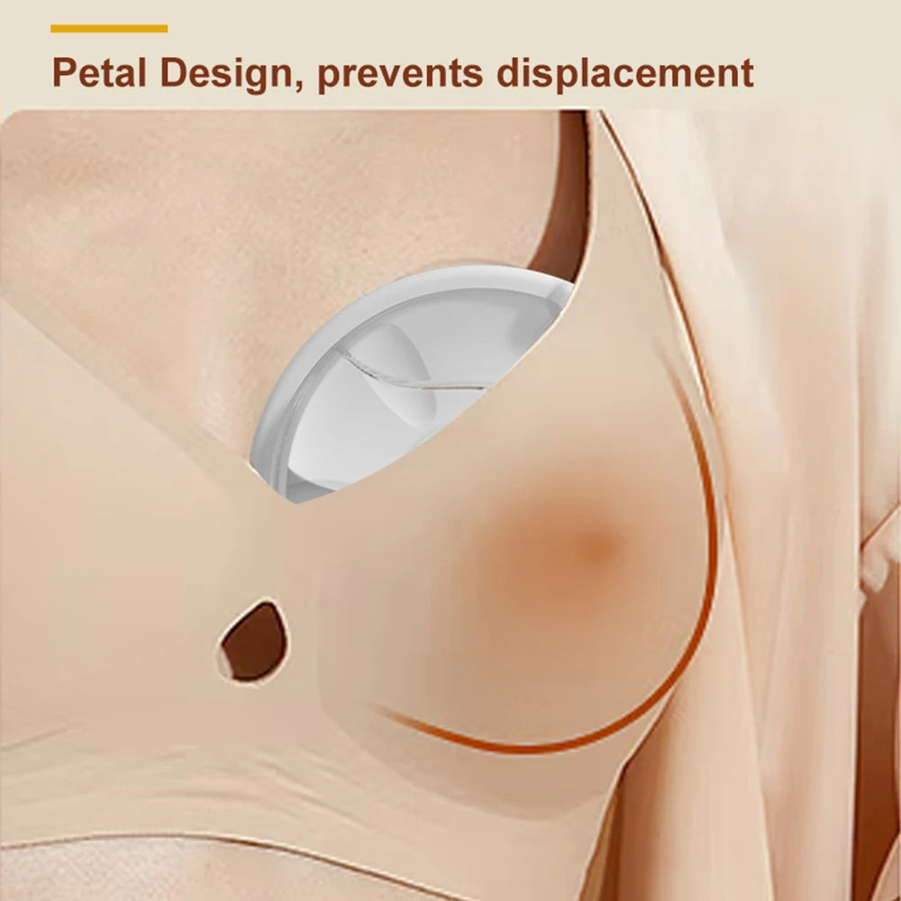 Wearable Milk Saver for Breastfeeding Manual Breastmilk Collector Silicone Breast Shell Milk Catcher for Collecting Breastmilk
