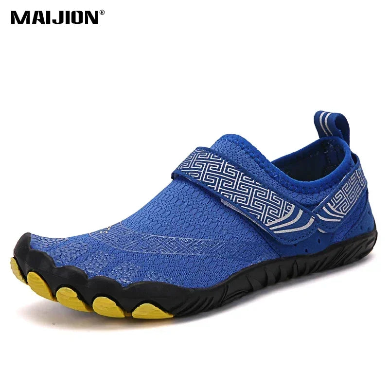 Men Women Elastic Beach Barefoot Seaside Aqua Shoe Quick-Dry Breathable Surf Wading Shoe Non Slip Upstream Swimming Water Shoe