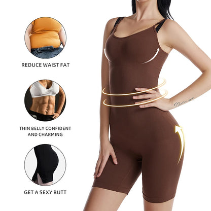 Women Bodysuit Shapewear Tummy Control Full Body Shaper Slimming Sheath Butt Lifter Push Up Thigh Slimmer Abdomen Shapers Corset