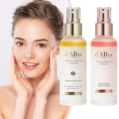 D'Alba White Truffle Light-weight Facial Moisturizer Initial Mist Spray Essence Deep Moisturizing Serum Soothing Skin Care