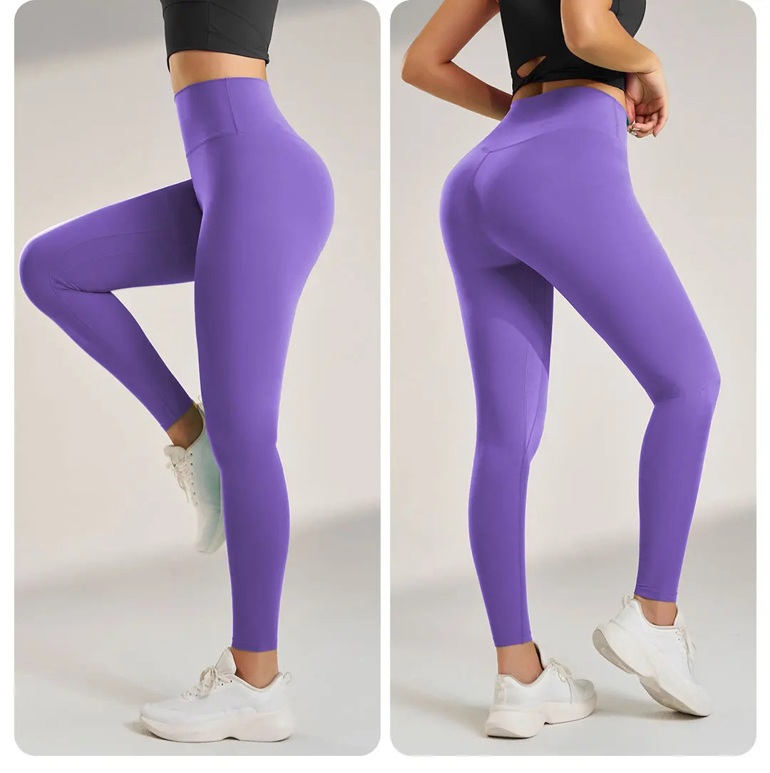 Yoga Leggings Pants Trousers Women's Quick Dry Sports Leggings High Waisted Fitness Pants Stretch Peach Butt Gym Clothing