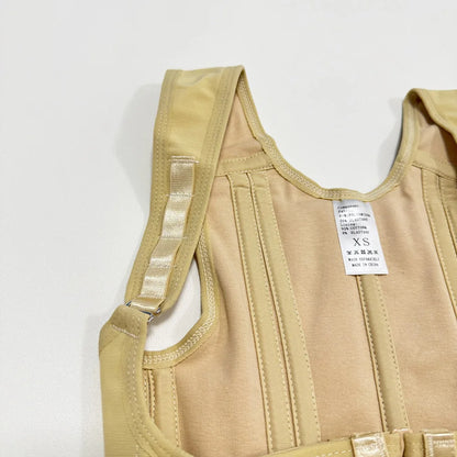 Body Shaper Shapewear Women Double Tummy Control Compression Waist Trainer Corset Adjustable Zipper and Hook-eyes Flat Belly