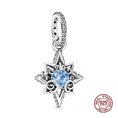 Charms 925 Silver Disney Series-Witch Charms Beads Fits 3mm Original Bracelet Necklace Womens DIY Fine Jewelry Gift Hot Sale