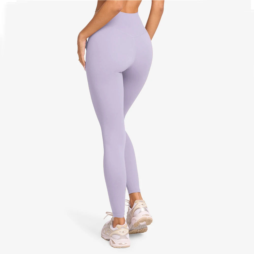 Sports Pants Gym Leggings Women Fitness Nylon High Waist Sporty Leggings Workout Trousers Training Tights Yoga Clothes XP37