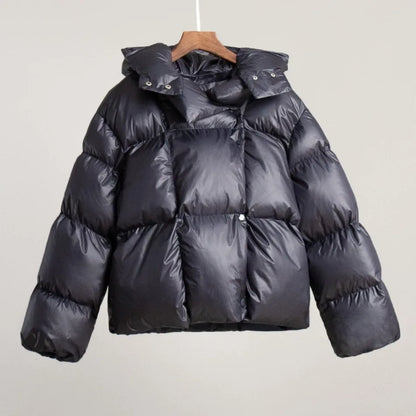 New in Winter Warm Cotton Puffer Jackets Women's Loose Parkas Coat Vintage Bread Jacket Outwear Office Ladies Quilted Clothing