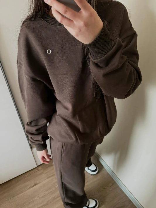 Black Loose Sports Pullovers 2025 Autumn Casual O-Neck Women's Sweatshirts Classic Letter Simple Long Sleeve Hoodies for Women