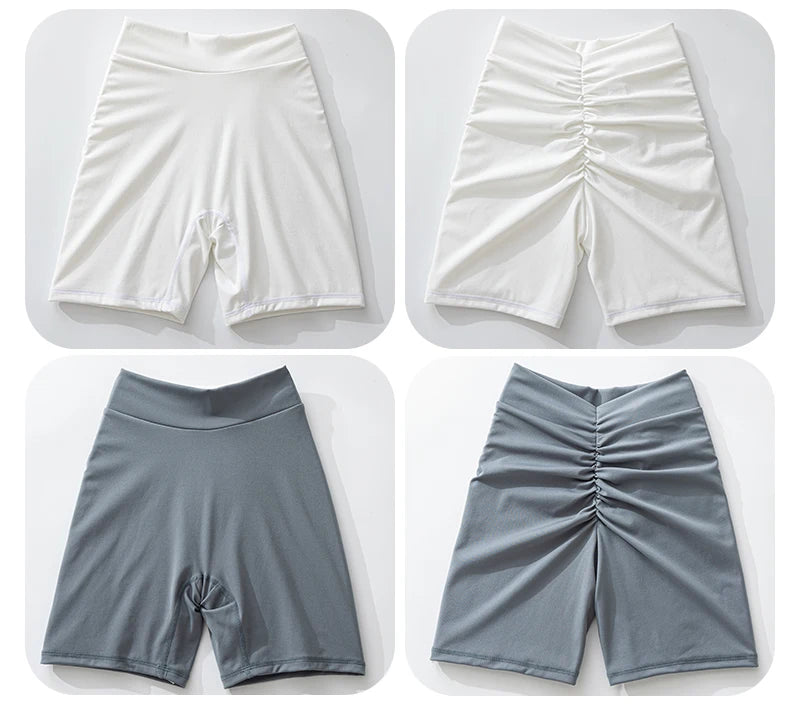 V Back Scrunch Butt Workout Shorts for Women High Waisted Lifting Booty Gym Yoga Biker Shorts Sports Leggings Clothing Hot Pants