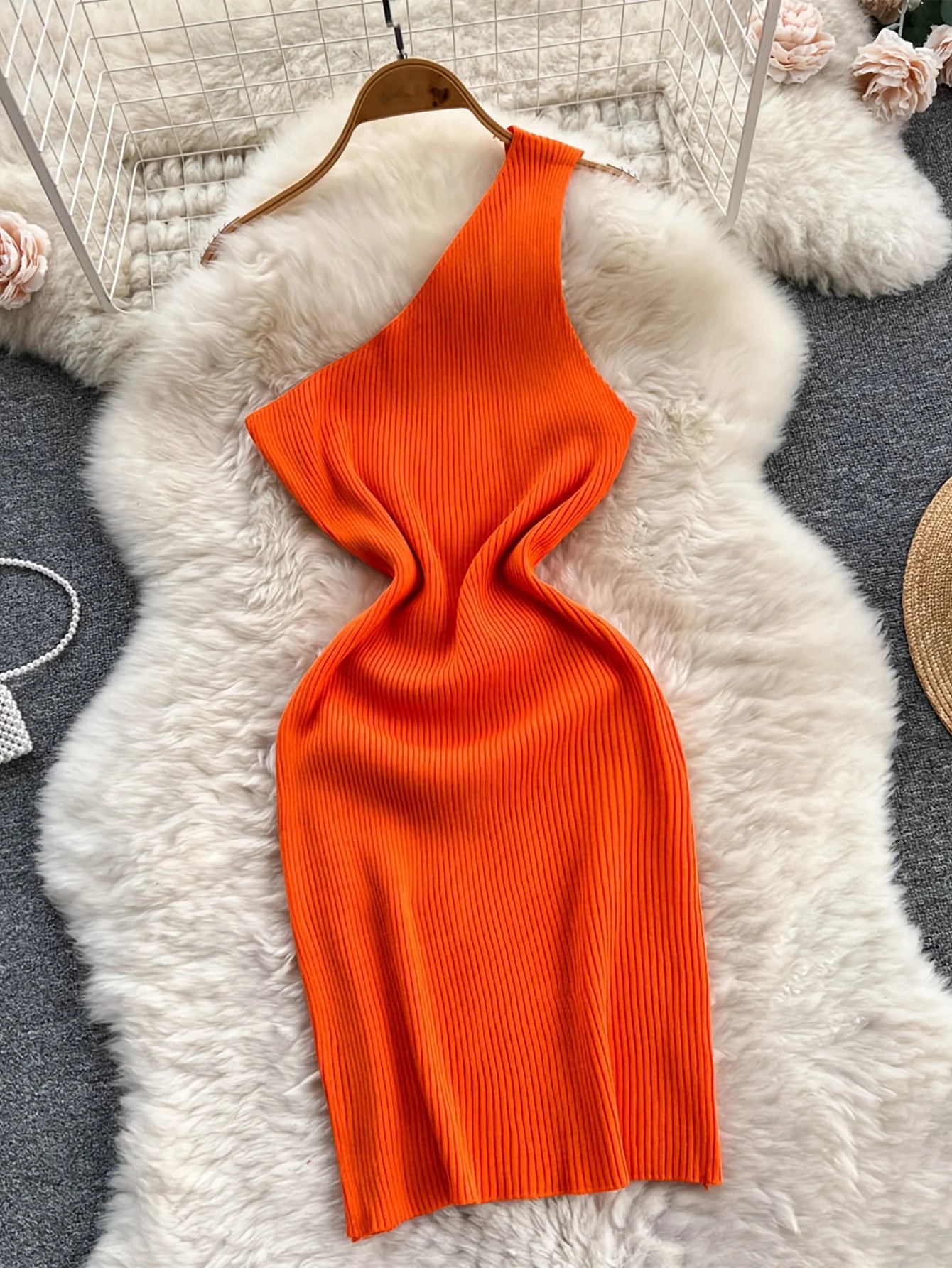Solid New Chic Fashion Sexy Package Hips Mini Dress Women Summer Slim Elastic Knitted Party Dress Streetwear Lady Outfits