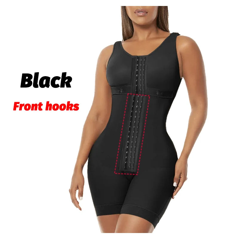 Body Shaper Faja Bodysuit Corset Top Bustier Original Colombian Girdles Modeling Postpartum Slimming Shapewear Women Underwear