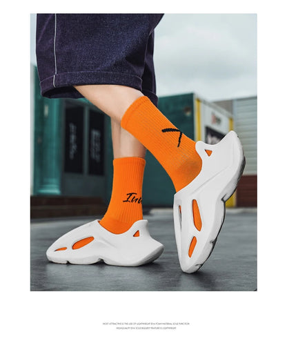 Sandals Mens Slippers Summer EVA Hole Sandals Man Shoes Brand Beach Platform Water Slides Unisex Hollow Sandals Men Casual Shoes