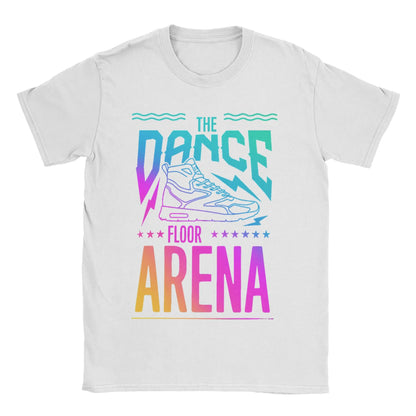 TIL DANCE FLOOR ARENA Men Women T Shirt  Vintage Tee Shirt Short Sleeve Crew Neck T-Shirts Cotton Summer Tops