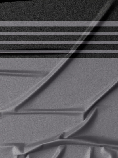 Fashionable men's summer new striped print comfortable breathable round neck T-shirt outdoor casual top