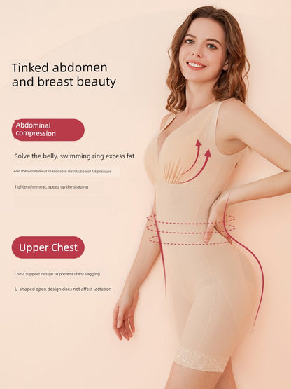 Postpartum Belly Contraction Waist Girdling Hip Lifting Seamless Summer Corset