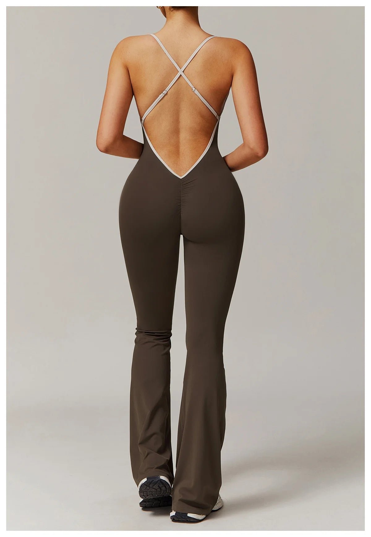 Jumpsuit Gym Set Yoga Suit Back Cross Sportswear Women Sports Jumpsuit Fitness Rompers Workout Bodysuits One-piece Yoga Jumpsuit