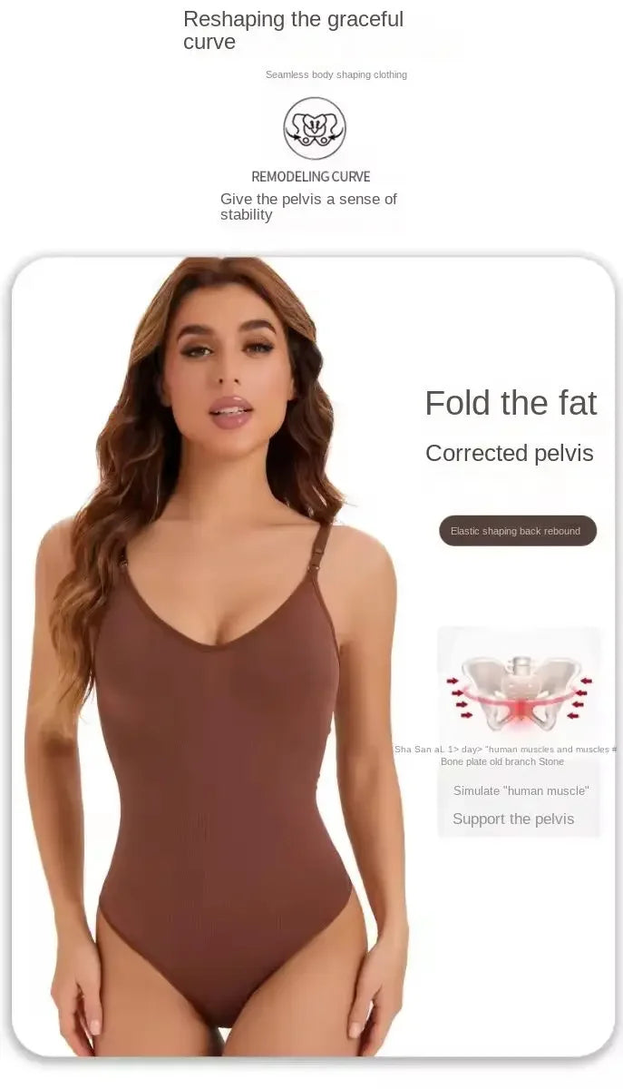 Bodysuit Shapewear Women Full Body Shaper Tummy Control Hip Butt Lifter Corset Thigh Reductive Slimming Waist Trainer Underwear