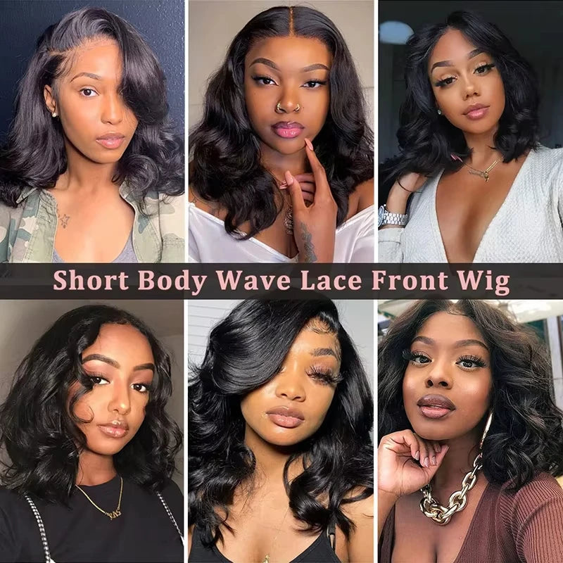 Lafino 200% Density Body Wave Lace Front Wig 13x6 13x4 Lace Front Wig Human Hair 4x4 5x5 Hd Lace Closure Wig Loose Body Wave