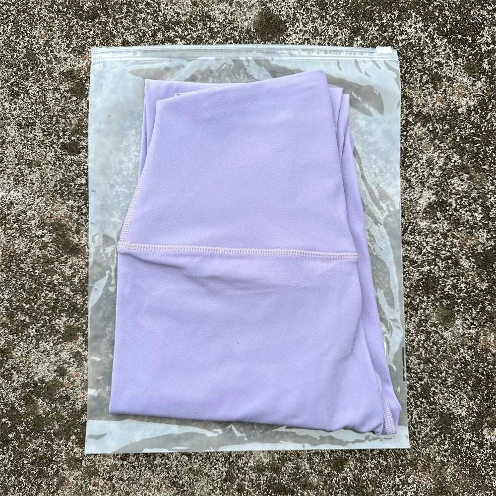 Solid Color Back Waist Pocket High Waist Yoga Legging Women Sport Cropped Pants Butter Athletic Gym Comprehensive Training Jog