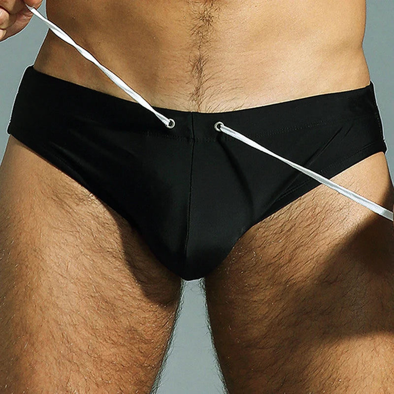 Mens Swimwear Sexy Briefs Swimsuits Trunks Beachwear Summer Surf Board Wear Men Swimming Brief Bikini Underwear Spa Underpants