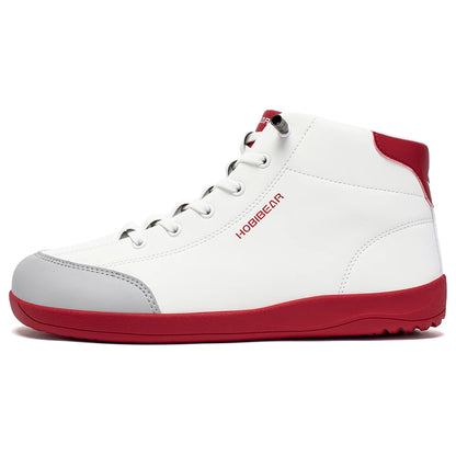 HOBIBEAR Mid Top Barefoot Shoes Mens Womens Wide Toe Ankle Boots Outdoor Non-Slip Artificial Leather Shoes