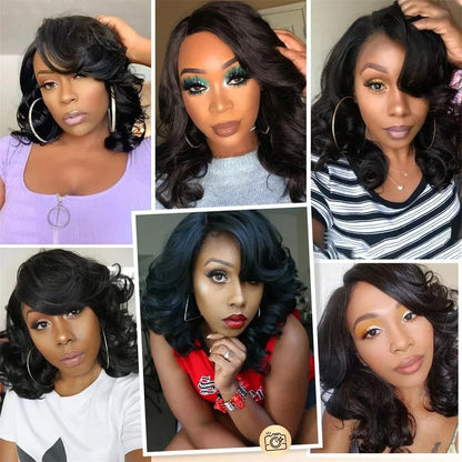 Lafino 200% Density Body Wave Lace Front Wig 13x6 13x4 Lace Front Wig Human Hair 4x4 5x5 Hd Lace Closure Wig Loose Body Wave