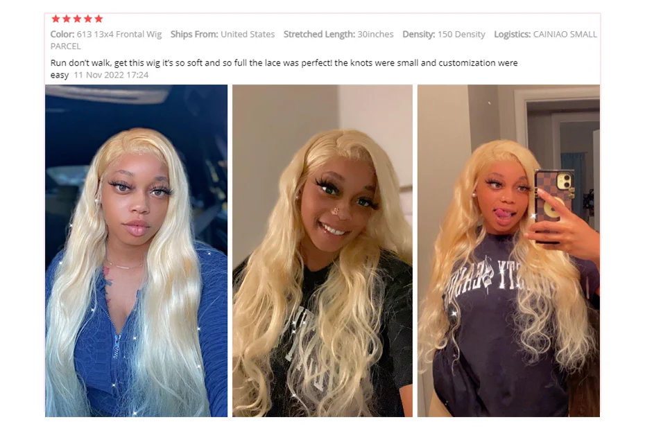 613 Hd 13x4 13x6 360 Lace Frontal Wig Lace Wig Honey Blonde Lace Front Wig Colored Human Hair Brazilian Body Wave Lace Front Wig