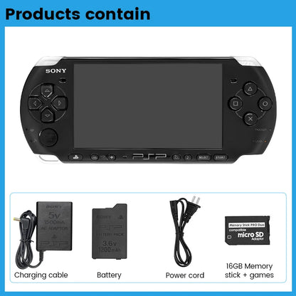 PlayStation PSP3000 Game Console (PSP-3006) PlayStation Handheld GBA Arcade Game Console+(Free Games) No UMD function