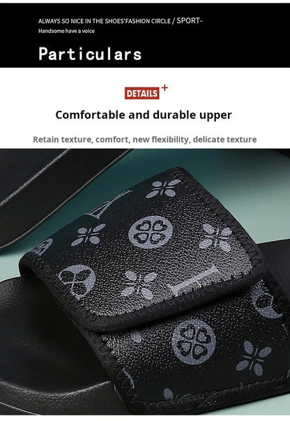 Man Summer Slippers Leather Sandals Comfortable Man Sandal House Sandals Sale Mens Slipper Flip Flop Shoes for Men Slippers