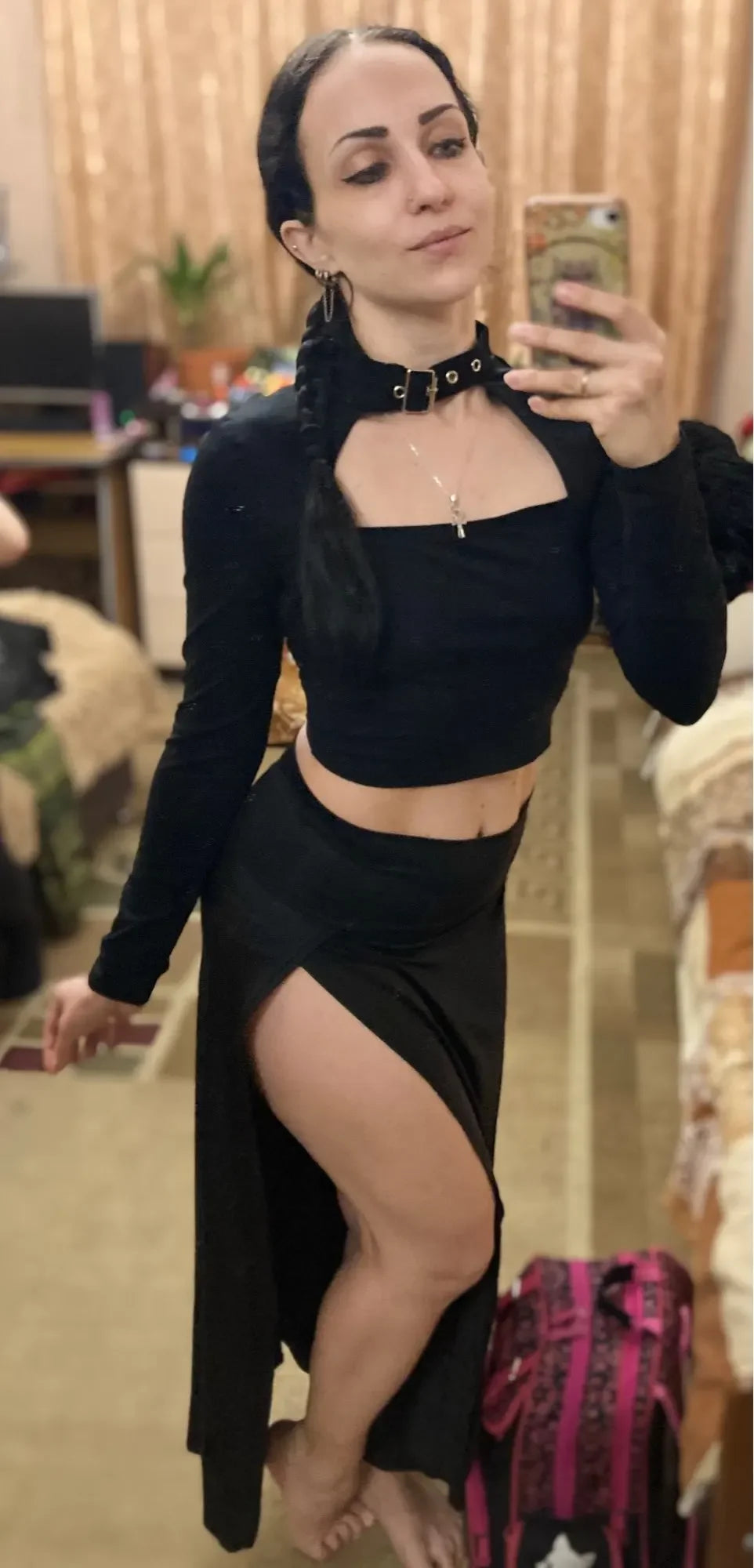 2025 New Arrival High Waisted Sexy Womens Double Slits Summer Solid Long Maxi Skirt Wholesale 51 Valentine's Day Gifts