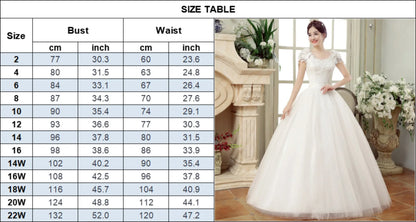 New Plus Size Wedding Dress Slimming Floor-length Back Strap Lace Flower Wedding Dresses for Women White Dress Vestidos De Novia