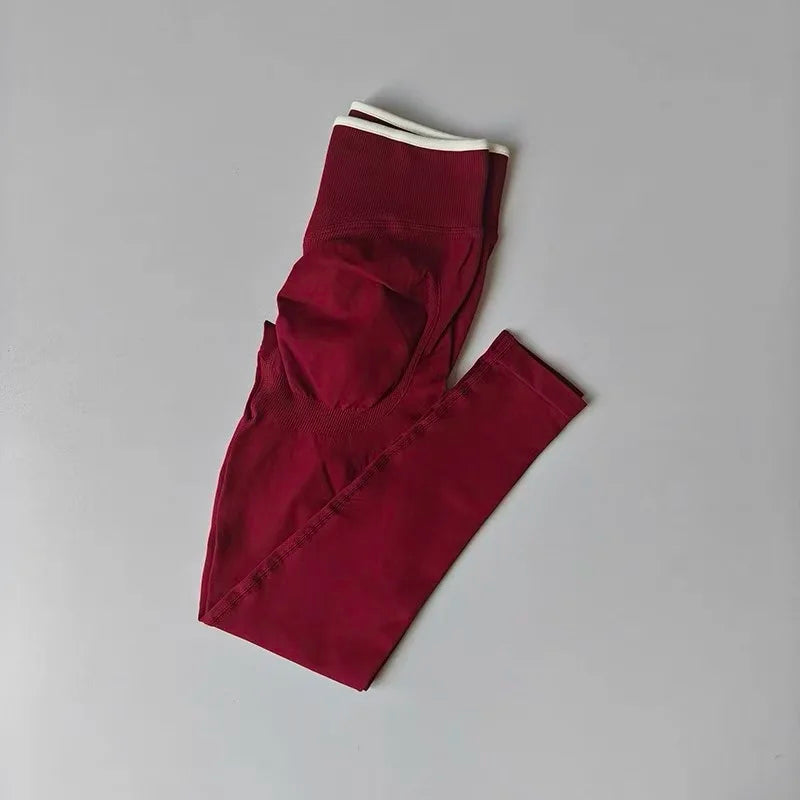 Peach Butt Yoga Pants, High-Waisted Butt-Lifting Fitness Pants for Women, Highly Elastic Quick-Drying Tight Leggings for Workout