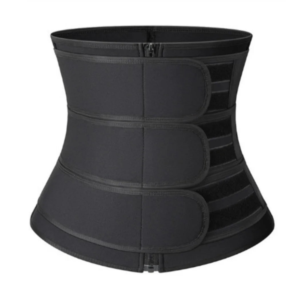 Body Shaper Double Straps Waist Trainer Corset Sauna Sweat Compression Fitness Body Shaper Hot Abdominal Slimming Belt Shapewear
