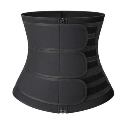 Body Shaper Double Straps Waist Trainer Corset Sauna Sweat Compression Fitness Body Shaper Hot Abdominal Slimming Belt Shapewear