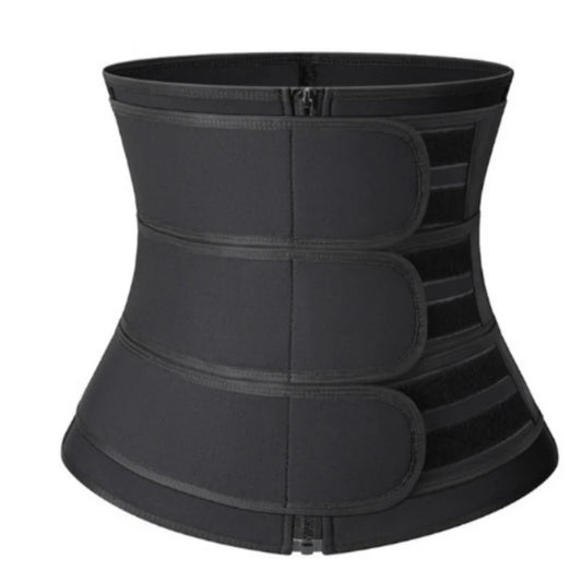 Body Shaper Double Straps Waist Trainer Corset Sauna Sweat Compression Fitness Body Shaper Hot Abdominal Slimming Belt Shapewear