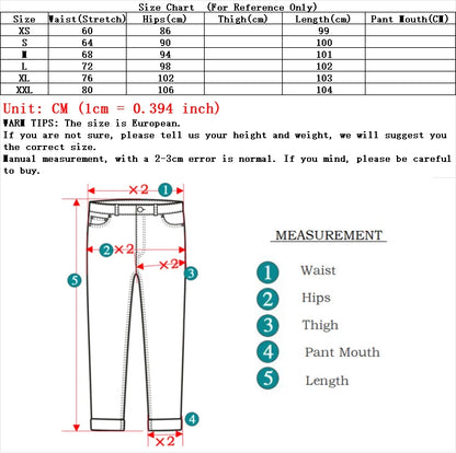 Woman Elastic High Waist Bell Bottom Jeans Female High Street Designer Flare Pants Lady Fashion Blue Black Gothic Denim Trousers