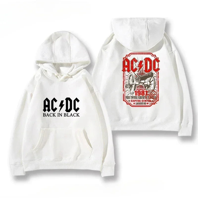 2025 Popular New Style Hooded Hoodie for Men and Women Metal Rock Retro Printed Tops Sell Well Internationally