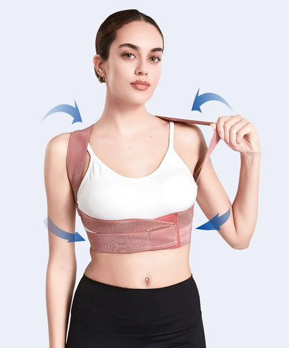 Chest Posture Corrector Invisible Body Shaper Women Adjustable Elastic Back Support Belt Shoulder Brace Body Shaper Corset
