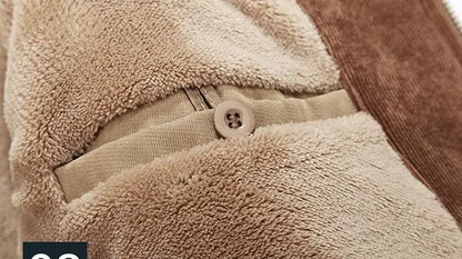 New Men Winter Fleece Warm Thick Windproof Parkas Jackets Coat Men Autumn Fashion Hooded Casual Parkas Men