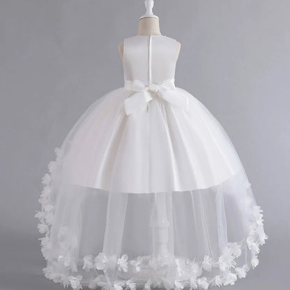 elegant dress for girls Wedding Party Dresses for Girls Bridesmaid Dress Formal  Long Gown Tailing Gala Birthday Pageant Prom Go