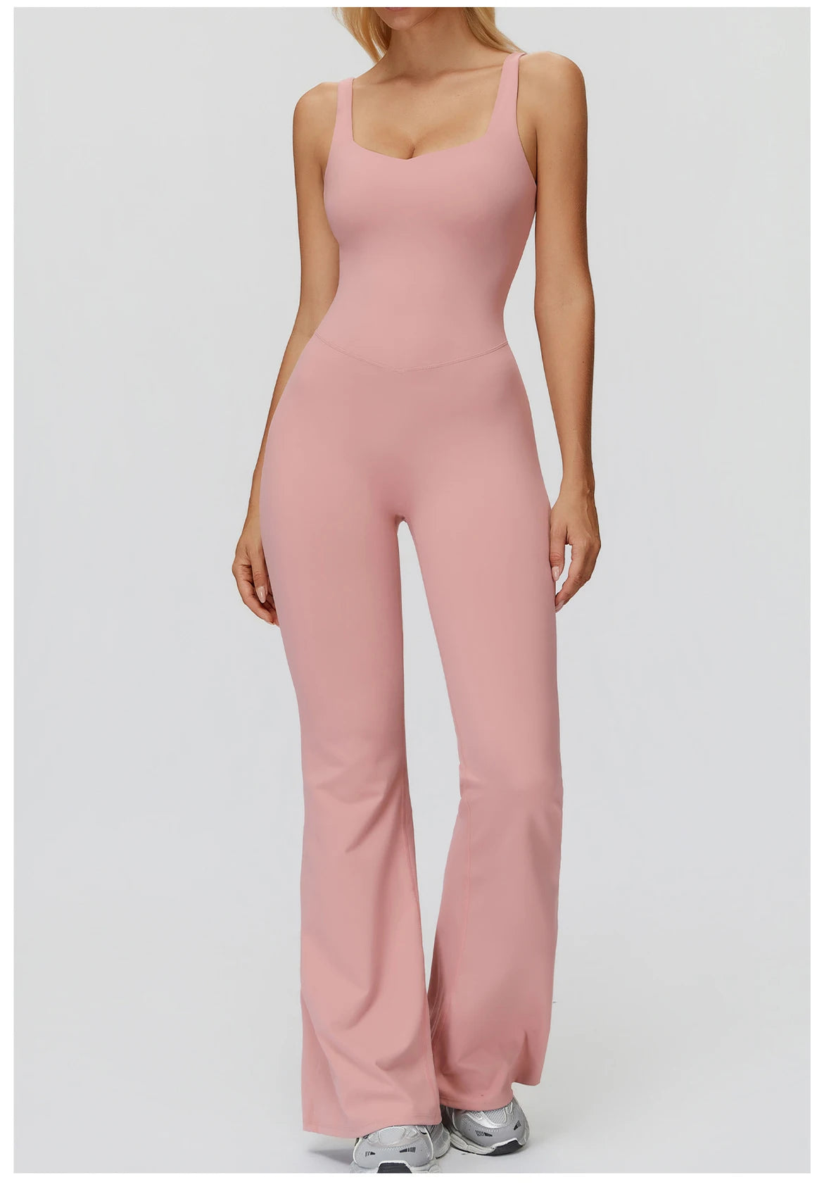 Sexy Back V Jumpsuit Gym Set Women Training Yoga Suit Sportswear Women Sports Jumpsuit Fitness Rompers Stretch Workout Bodysuits