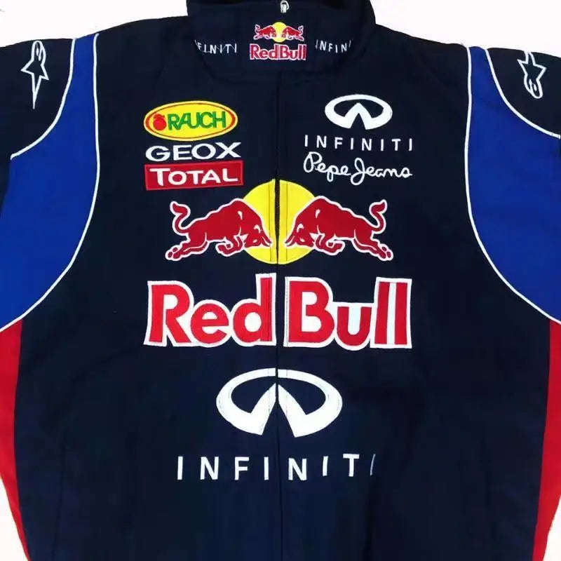 Red Bull 2025 New Men's and Women's Racing Jacket Red Bull Outdoor Sports Jacket Spring and Autumn Fashion High Quality Jacket