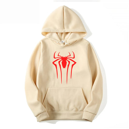 Fashion brand men's hoodie casual hoodie sportswear men's/women's top printed spider hoodie